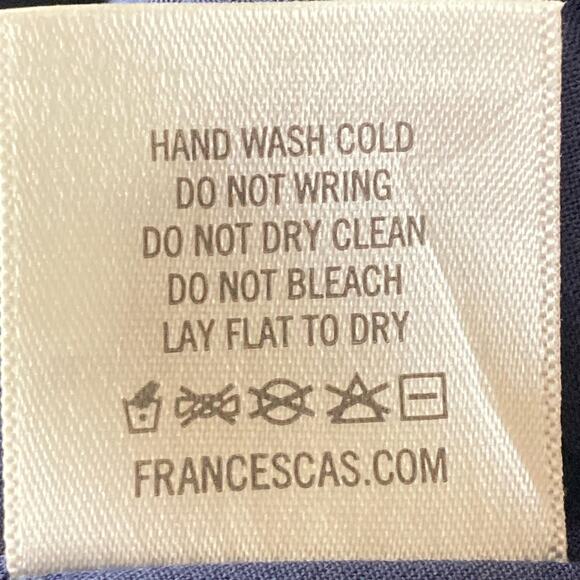 Harper Heritage Linen Blend Blue Striped Boyfriend Shorts LG Nautical Coastal - Picture 8 of 8